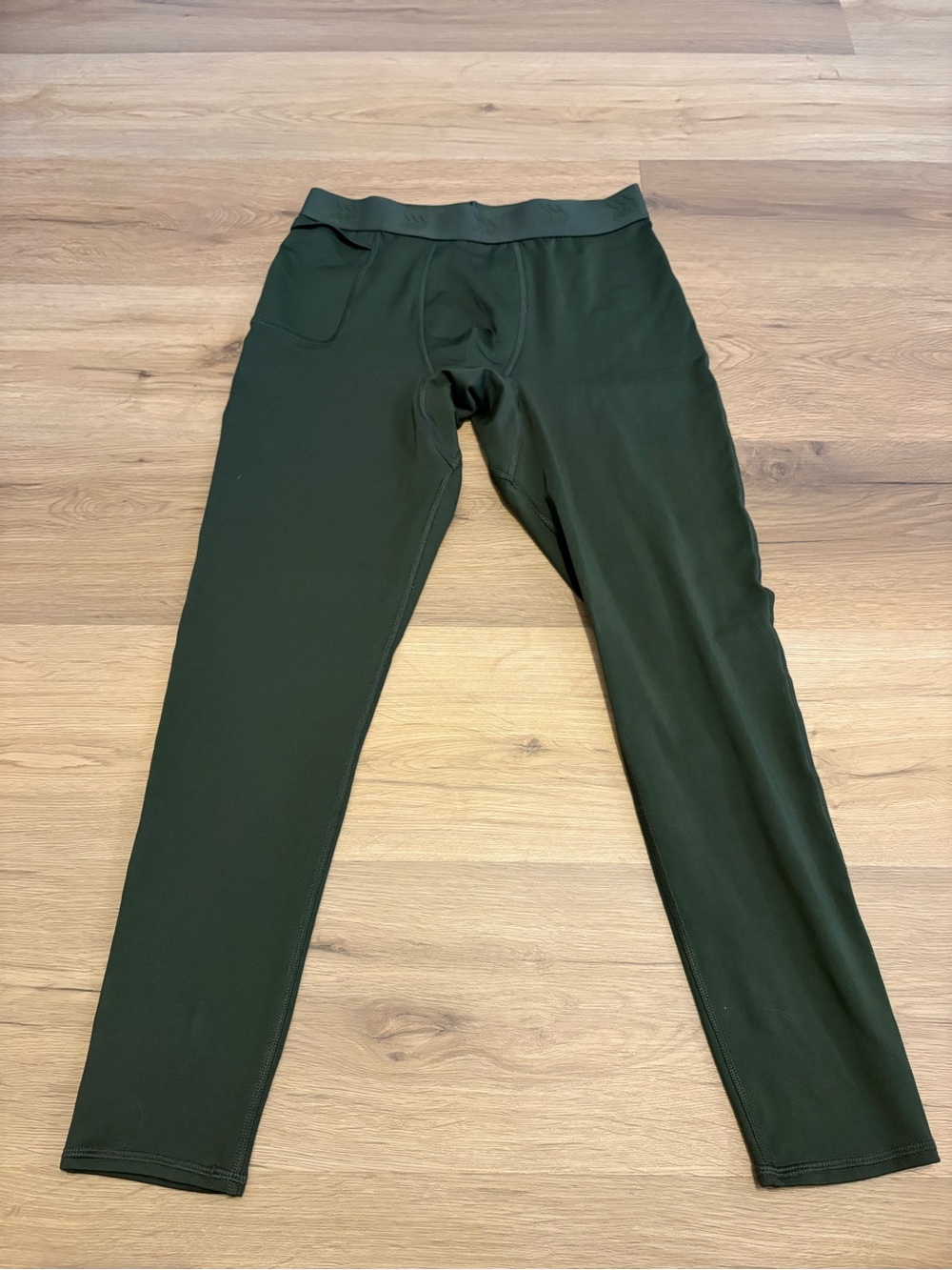 All in Motion Men's Dark Green Performance Compression Pants Size Medium